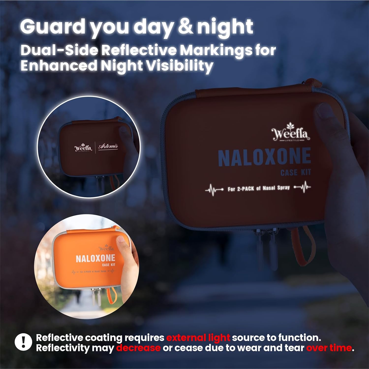 Naloxone Reflective Carry Case Kit